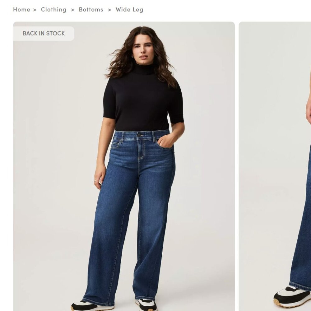 Torrid Bombshell Wide Leg High-Rise Jean size 14